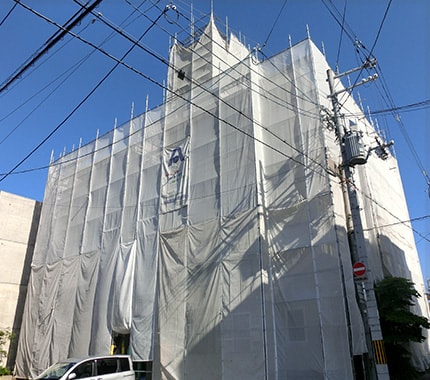 高層ビル外装メンテナンス